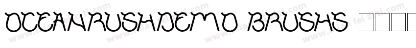 OceanRushDEMO BrushS字体转换